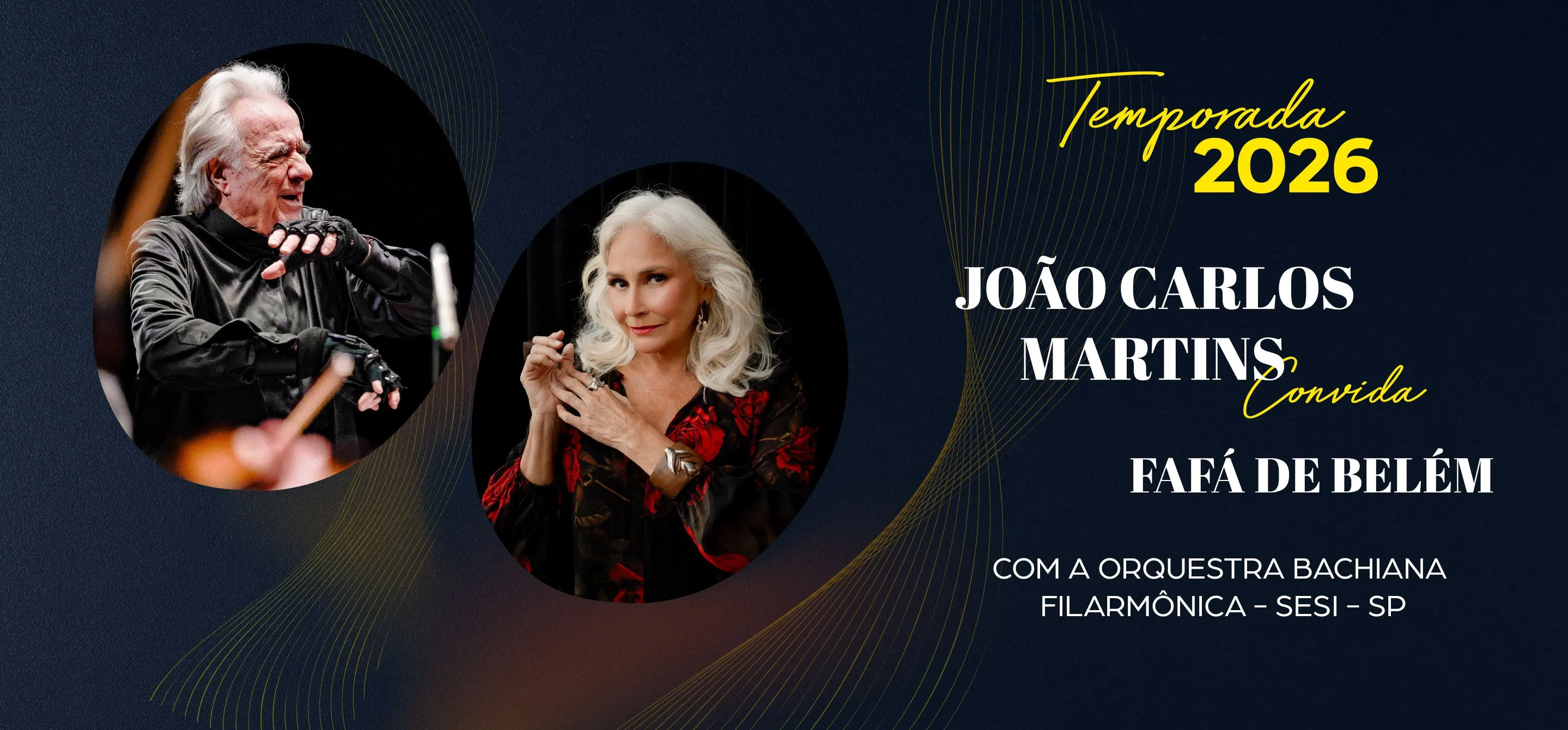 Foto de Maestro João Carlos Martins e Fafá de Belém